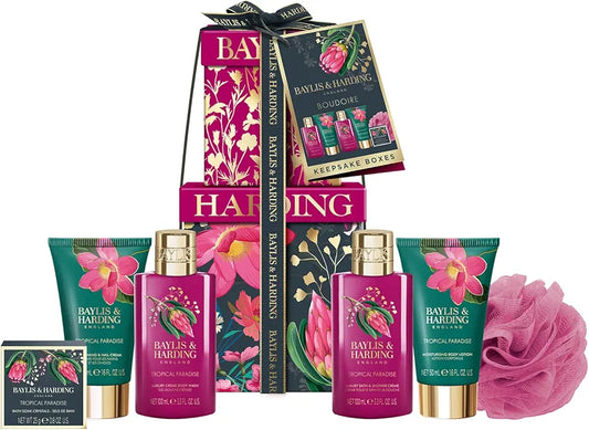 Baylis & Harding Boudoire Tropical Paradise Luxury Pamper Present Gift Set