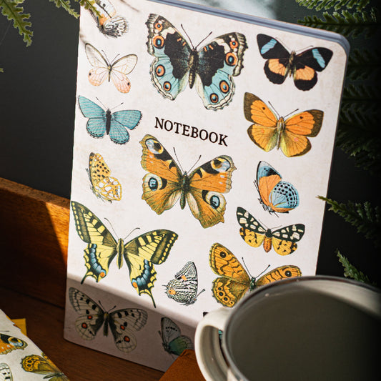 Vintage Butterflies A5 Notebook