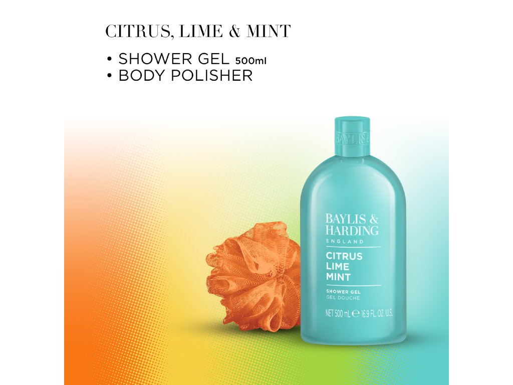 Baylis & Harding citrus, lime & mint body care cracker set