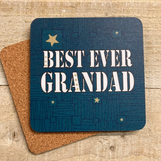 Best ever Grandad coaster