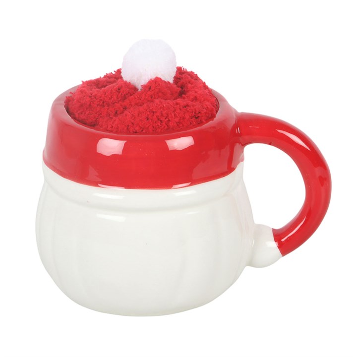 Santa Mug & Socks Christmas Gift Set