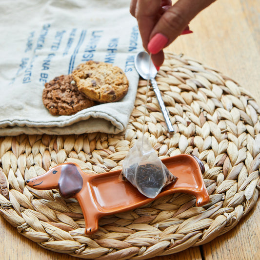 Sausage Dog Tea Bag Dish