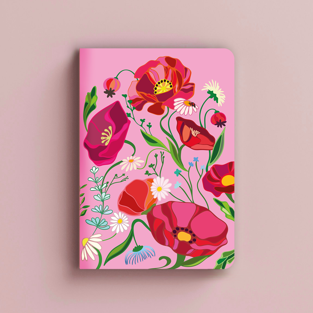 Poppies A5 Notebook