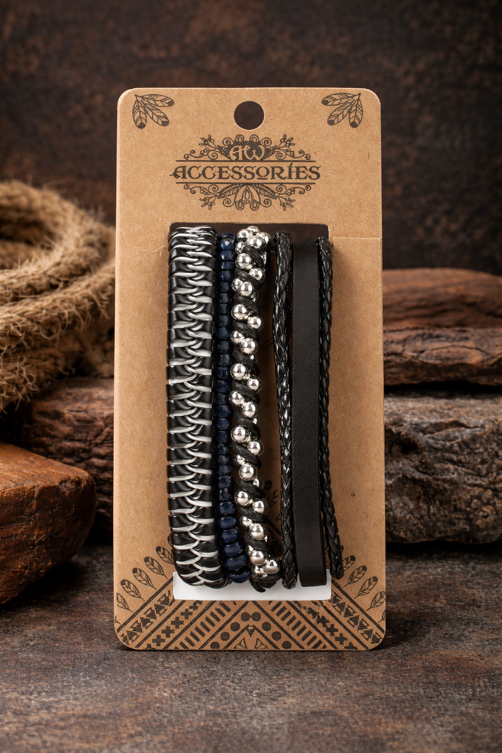 Mens Bracelet Sets - Moody & Blue