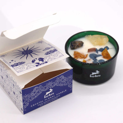 Hop Hare Crystal Magic Candle – Lemon Horizon Bliss ✨☀️