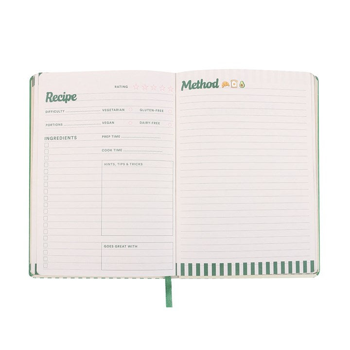 A5 Recipe Journal – Kitchen Notebook for Home Cooking & Baking