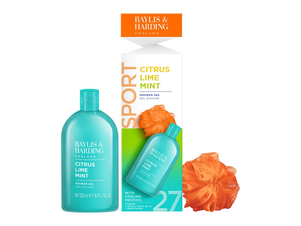 Baylis & Harding citrus, lime & mint body care cracker set