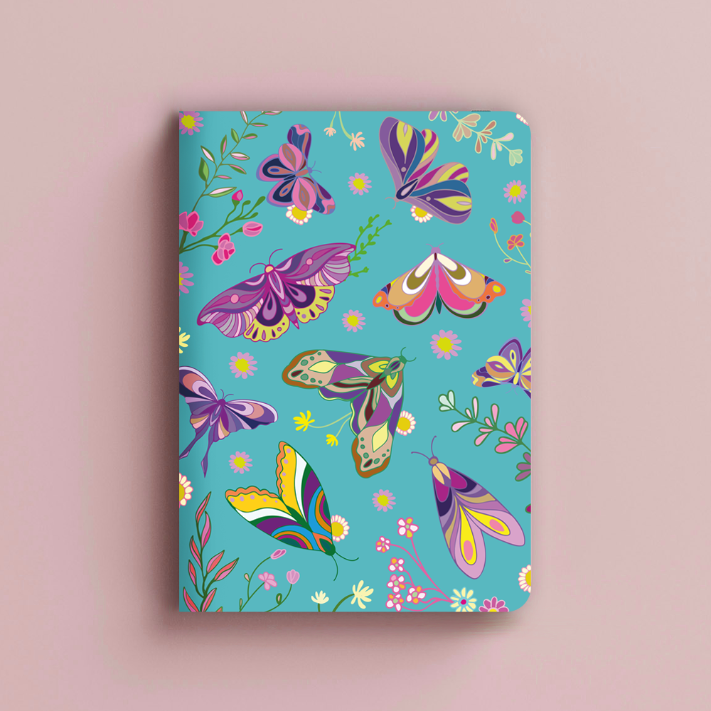 Colorful Butterfly A5 Notebook