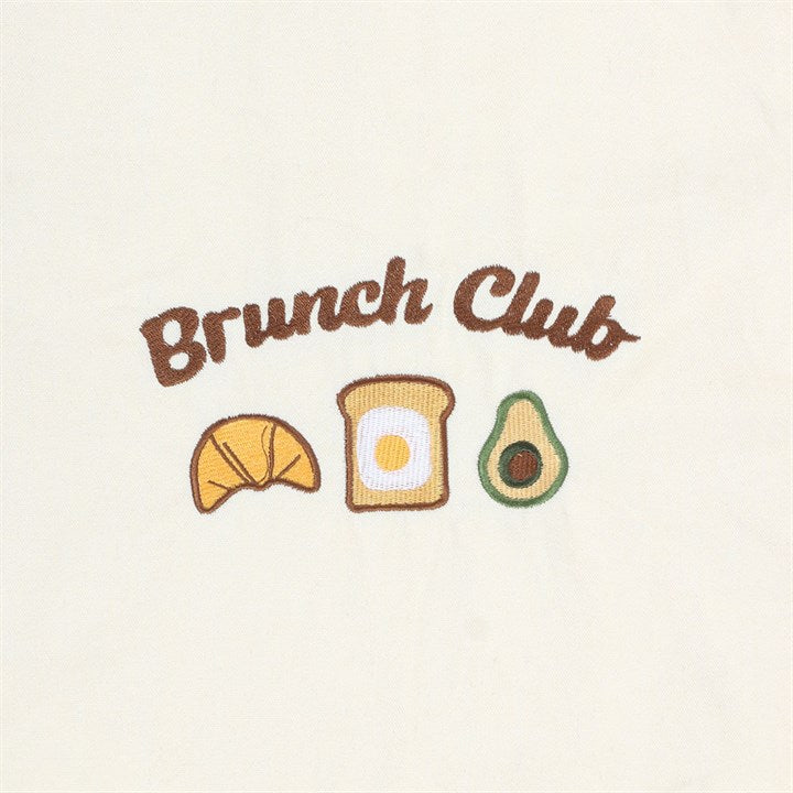 Brunch Club Tote Bag – Embroidered Everyday Shopper