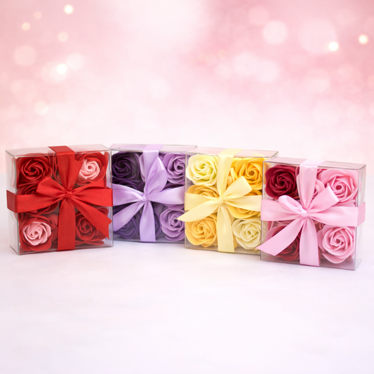 Rose Bath Flower Gift Set (9pcs) 💕