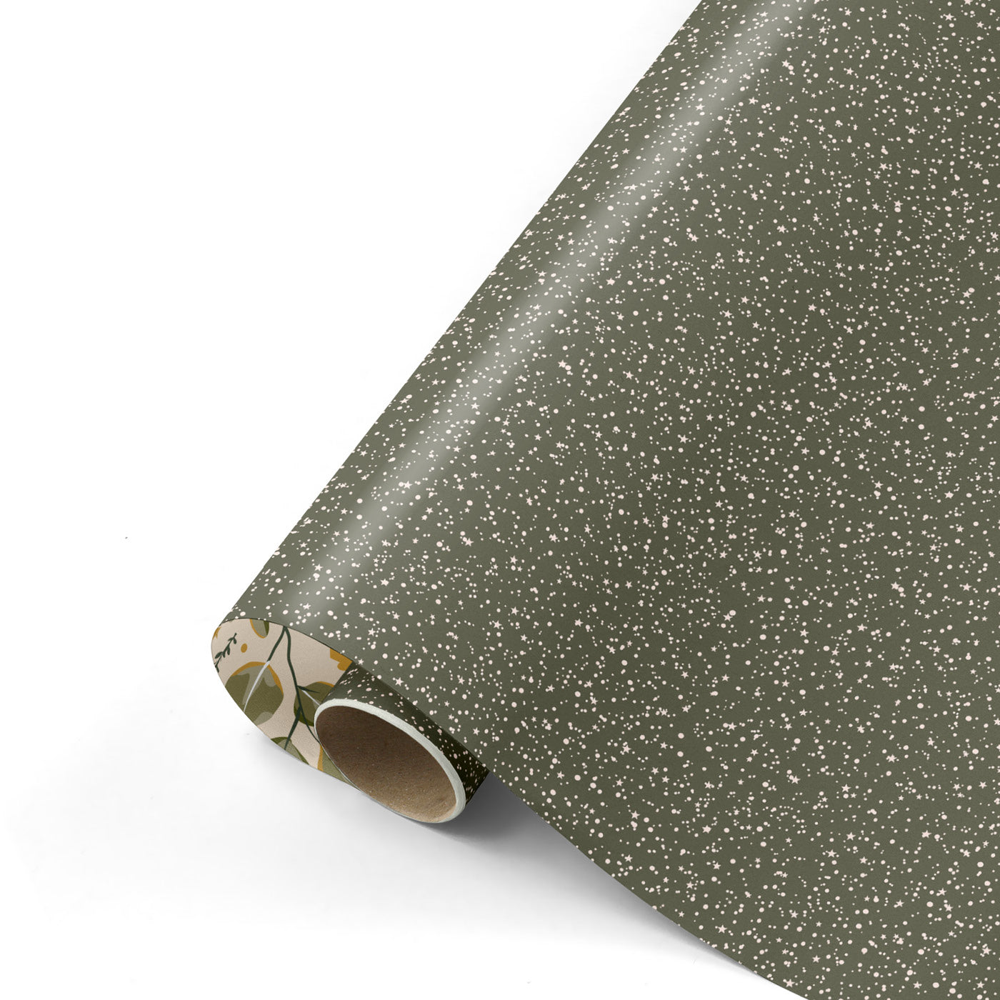 Christmas wrapping paper roll