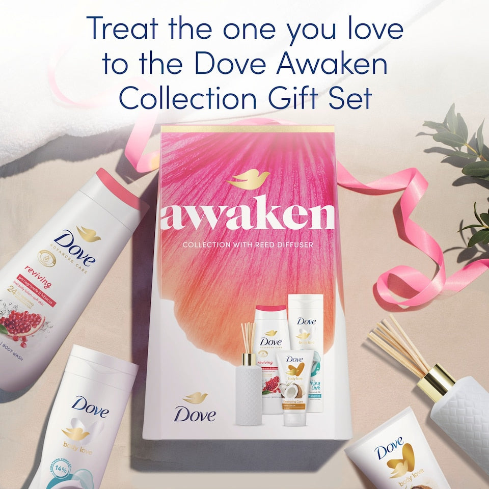 Dove Awaken collection + Reed Diffuser Gift set
