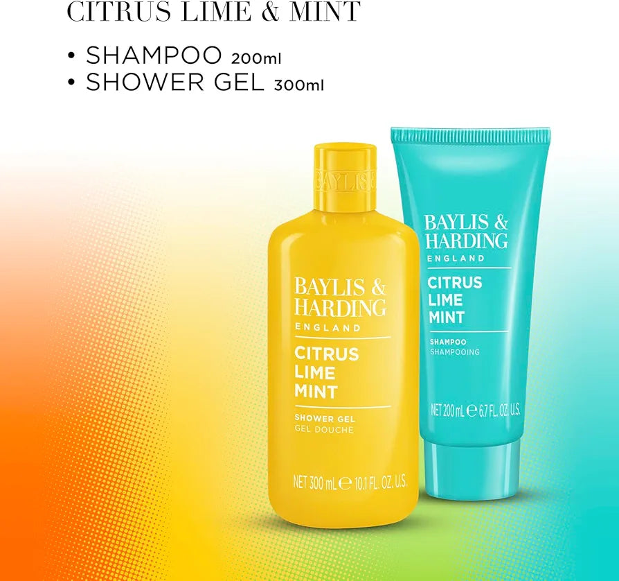 Baylis & Harding Citrus, Lime & Mint Men's Refreshing Shower Duo Gift Set