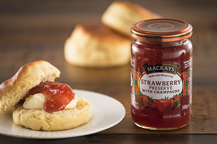 Mackays Strawberry preserve with champagne 🍓