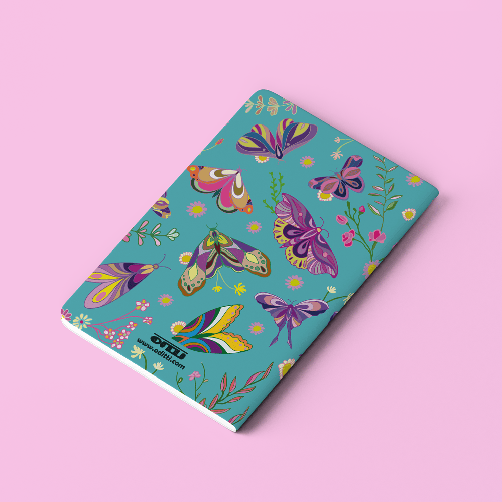 Colorful Butterfly A5 Notebook