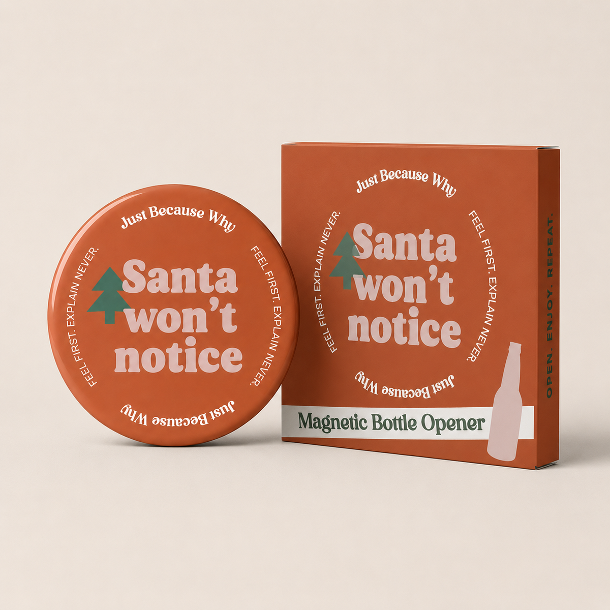 Christmas Magnetic Bottle Opener – 3 Designs 🍺🎄