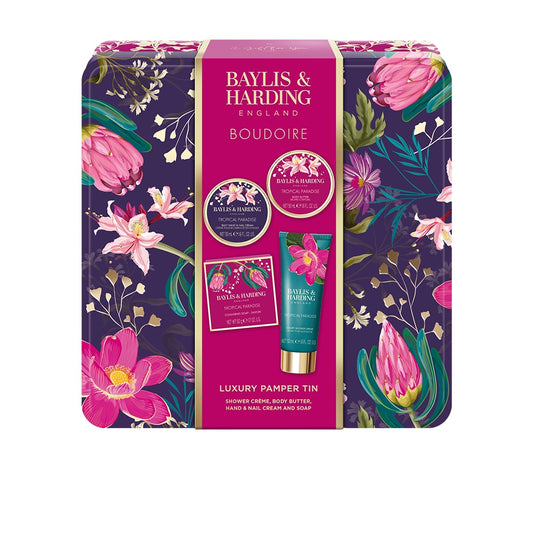 Baylis & Harding Boudoire Tropical Paradise Luxury Pamper Tin Gift Set