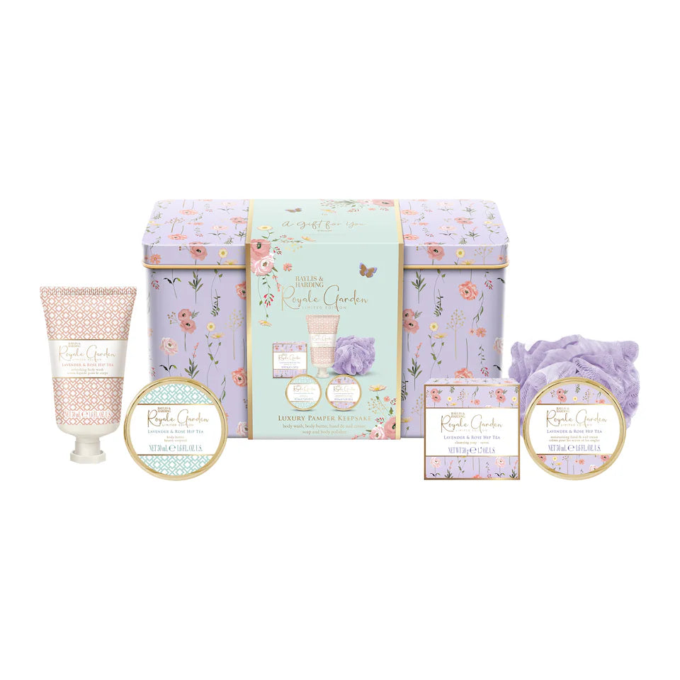 Baylis & Harding Royale Garden Luxury Pamper Keepsake Tin Gift Set