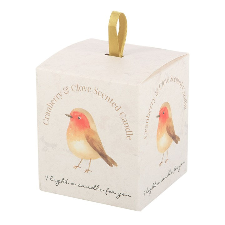 Robin Remembrance Candle – Cranberry & Clove