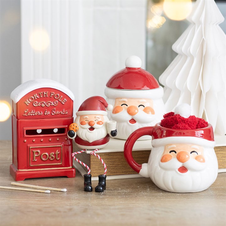 Jolly Santa Shelf Sitter – Milk & Cookies