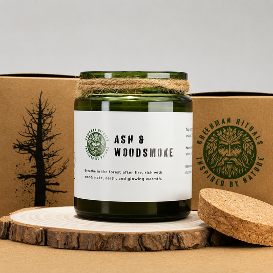 Ash & Woodsmoke candle