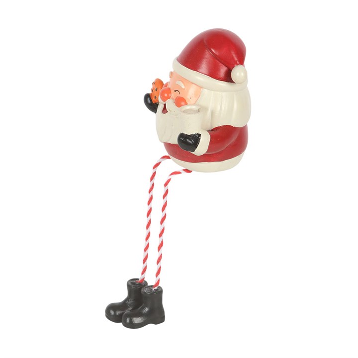 Jolly Santa Shelf Sitter – Milk & Cookies