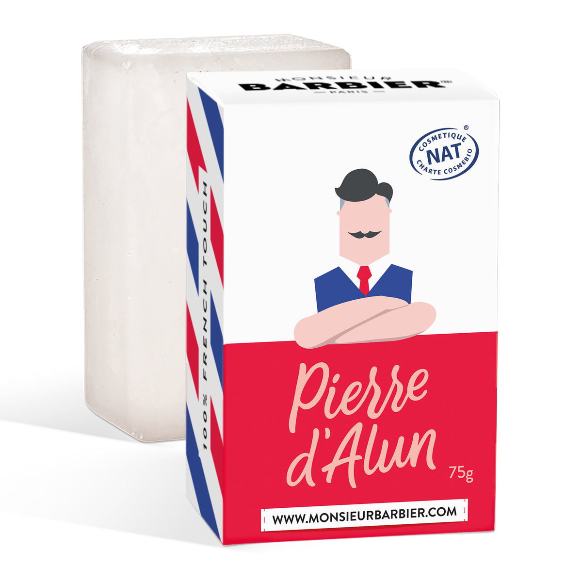 Monsieur BARBIER PIERRE D'ALUN – Natural Aftershave Stone 75g