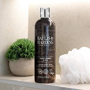 Baylis & Harding Elements Dark Amber & Fig Luxury Body Wash