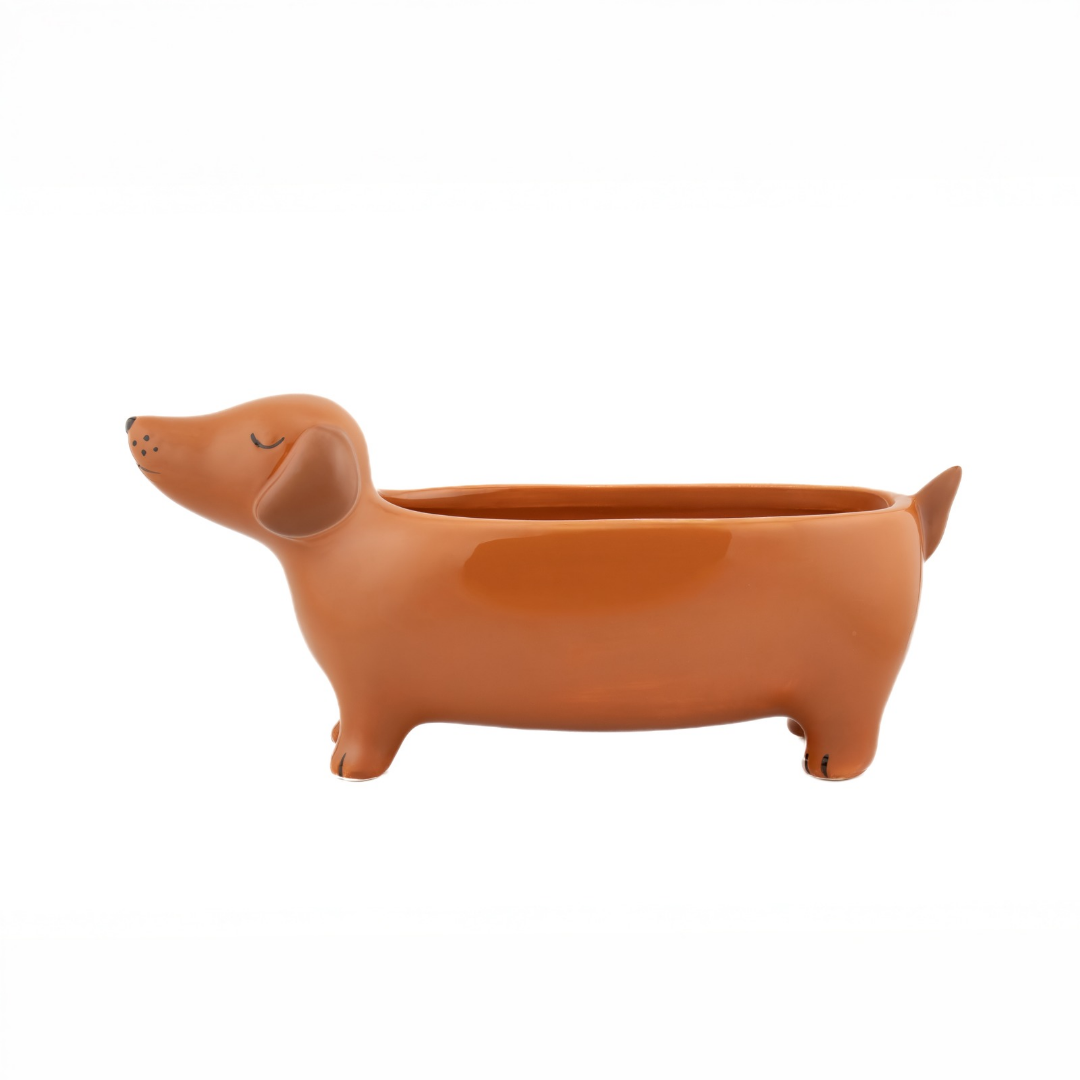 Sass & Belle Sausage Dog Planter