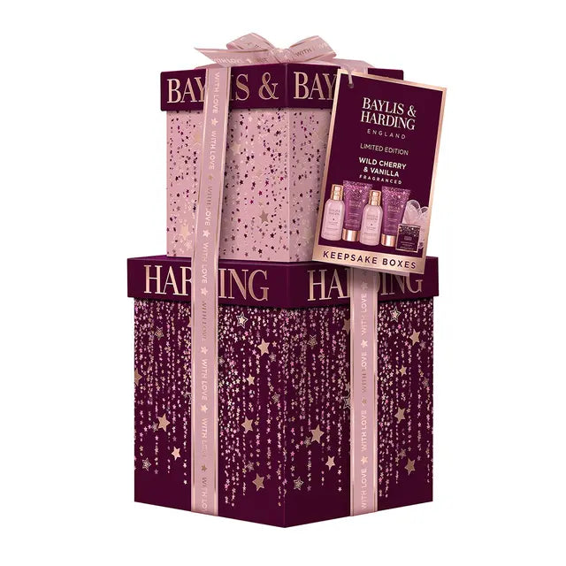 Baylis & Harding Wild Cherry & Vanilla Luxury Pamper Present Gift Set