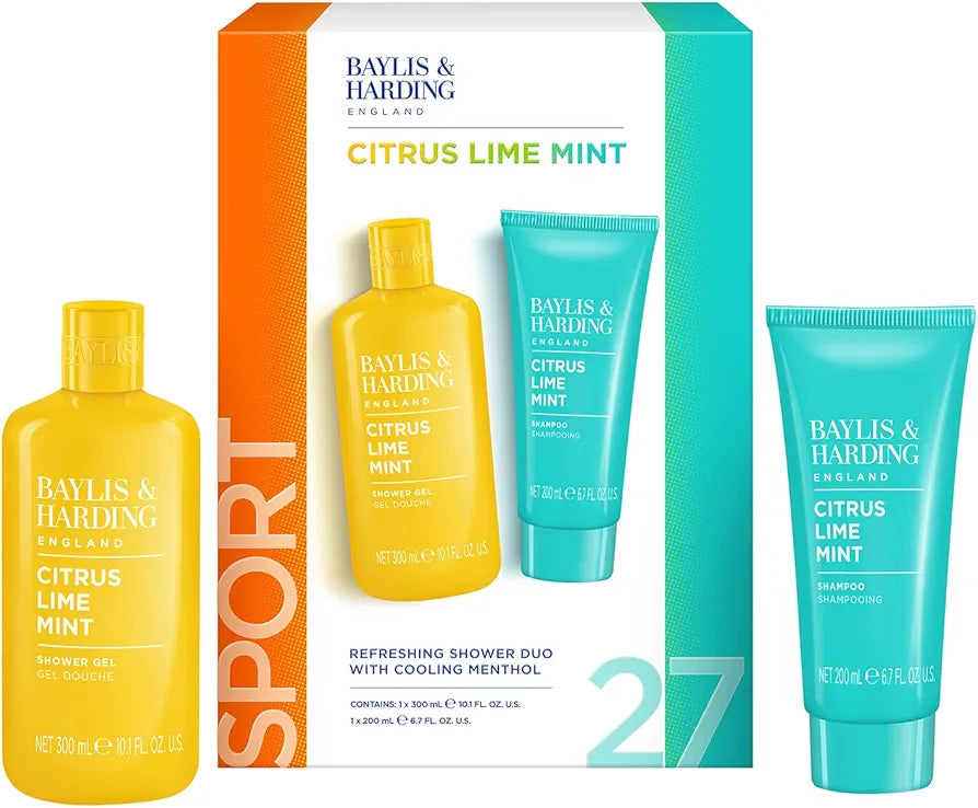 Baylis & Harding Citrus, Lime & Mint Men's Refreshing Shower Duo Gift Set