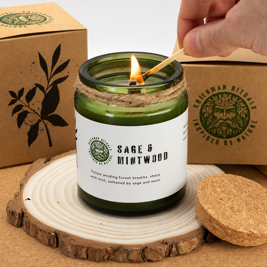 Sage & Mintwood Soy Wax Candle