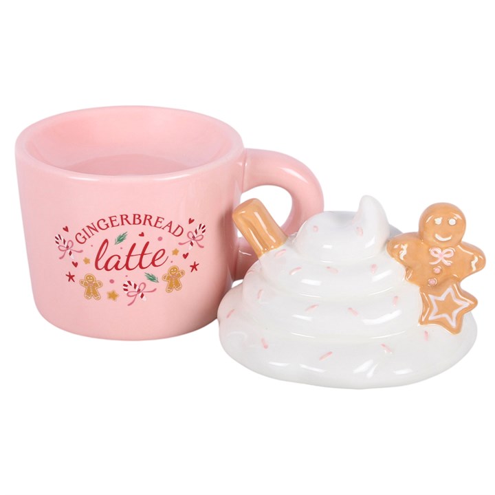 Pink Gingerbread Latte Wax Warmer & Oil Burner – Christmas