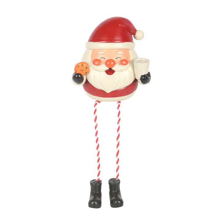 Jolly Santa Shelf Sitter – Milk & Cookies