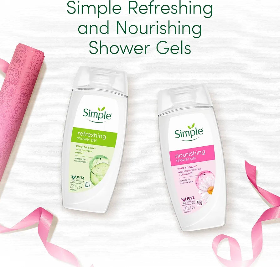 Simple shower gel Duo collection Gift set