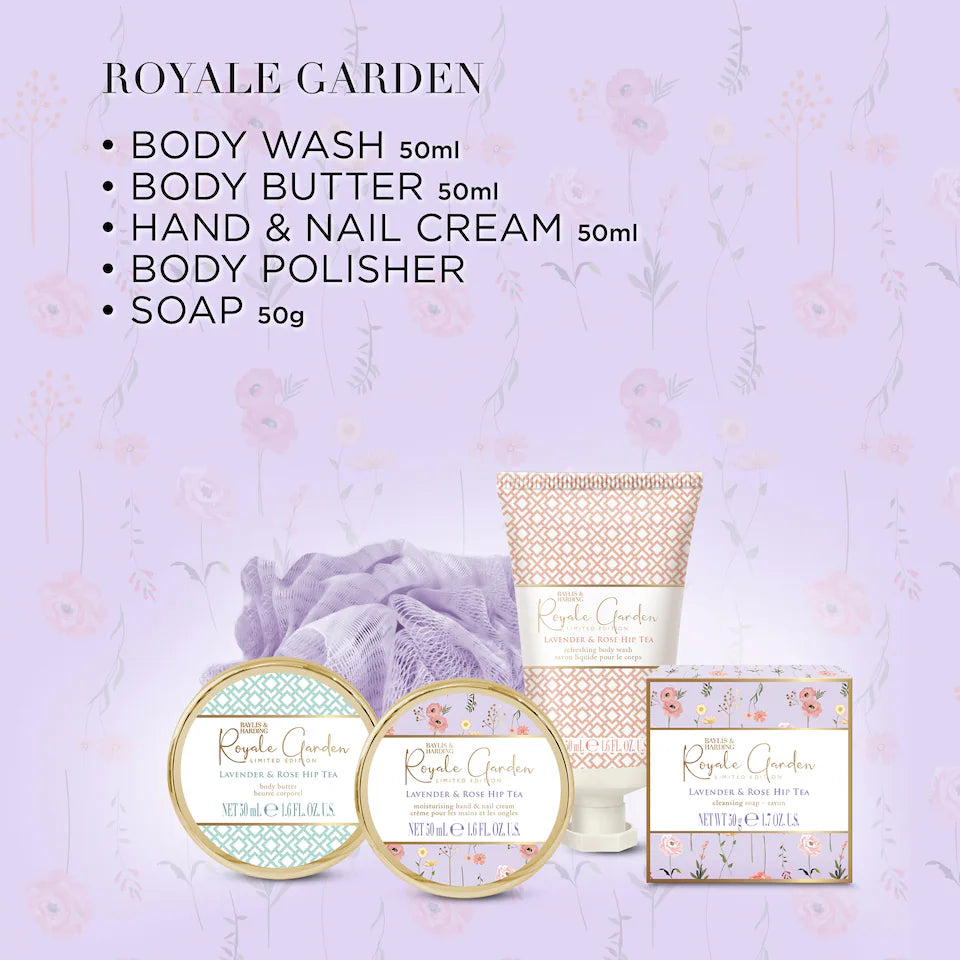 Baylis & Harding Royale Garden Luxury Pamper Keepsake Tin Gift Set