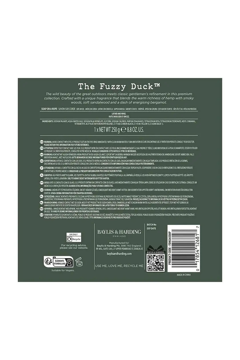 The Fuzzy Duck Wellie Soap on a Rope Gift – 250g