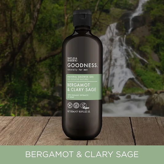 Goodness Men's Bergamot & Clary sage