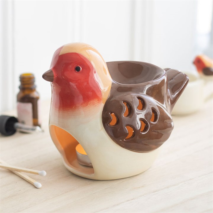 Robin Ceramic Oil Burner & Wax Warmer