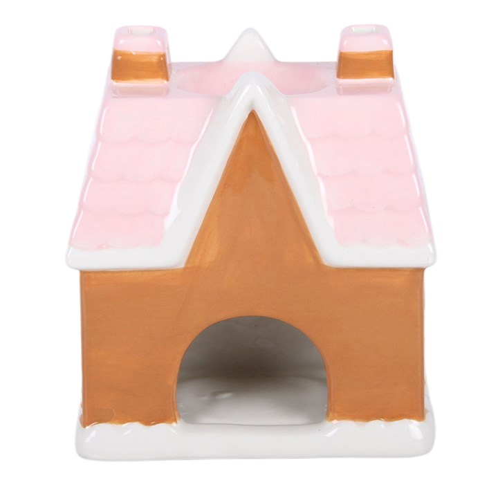 Pink Gingerbread House Oil Burner & Wax Warmer – Christmas