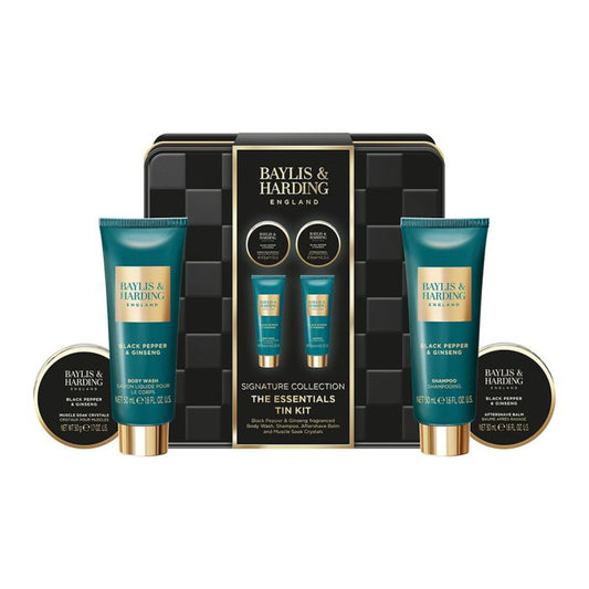 Baylis & Harding Black Pepper & Ginseng The Essentials Tin Gift Set