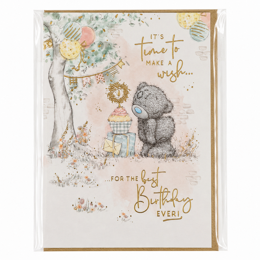 Me to You Birthday Card – It's Time To Make A Wish