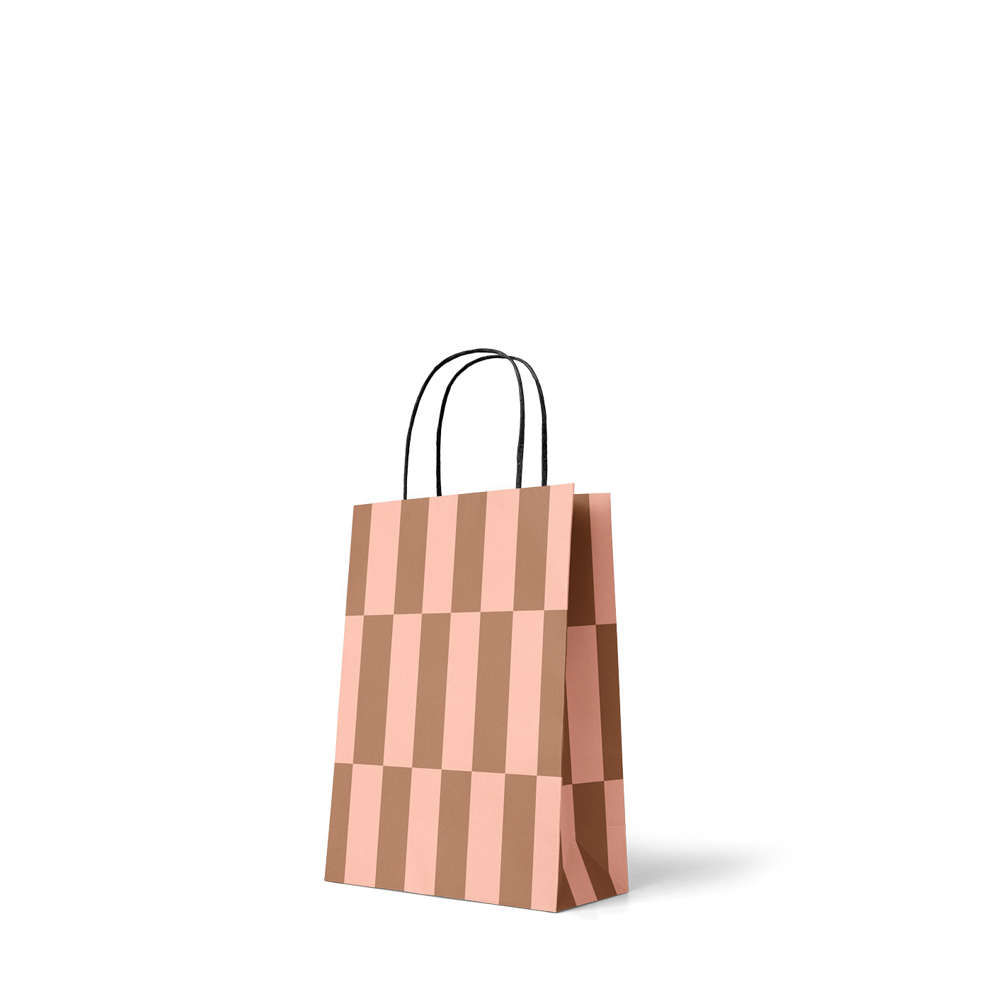 Blush stripe paper Gift bag