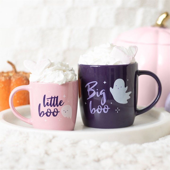 Big Boo & Little Boo Halloween Mug Gift Set