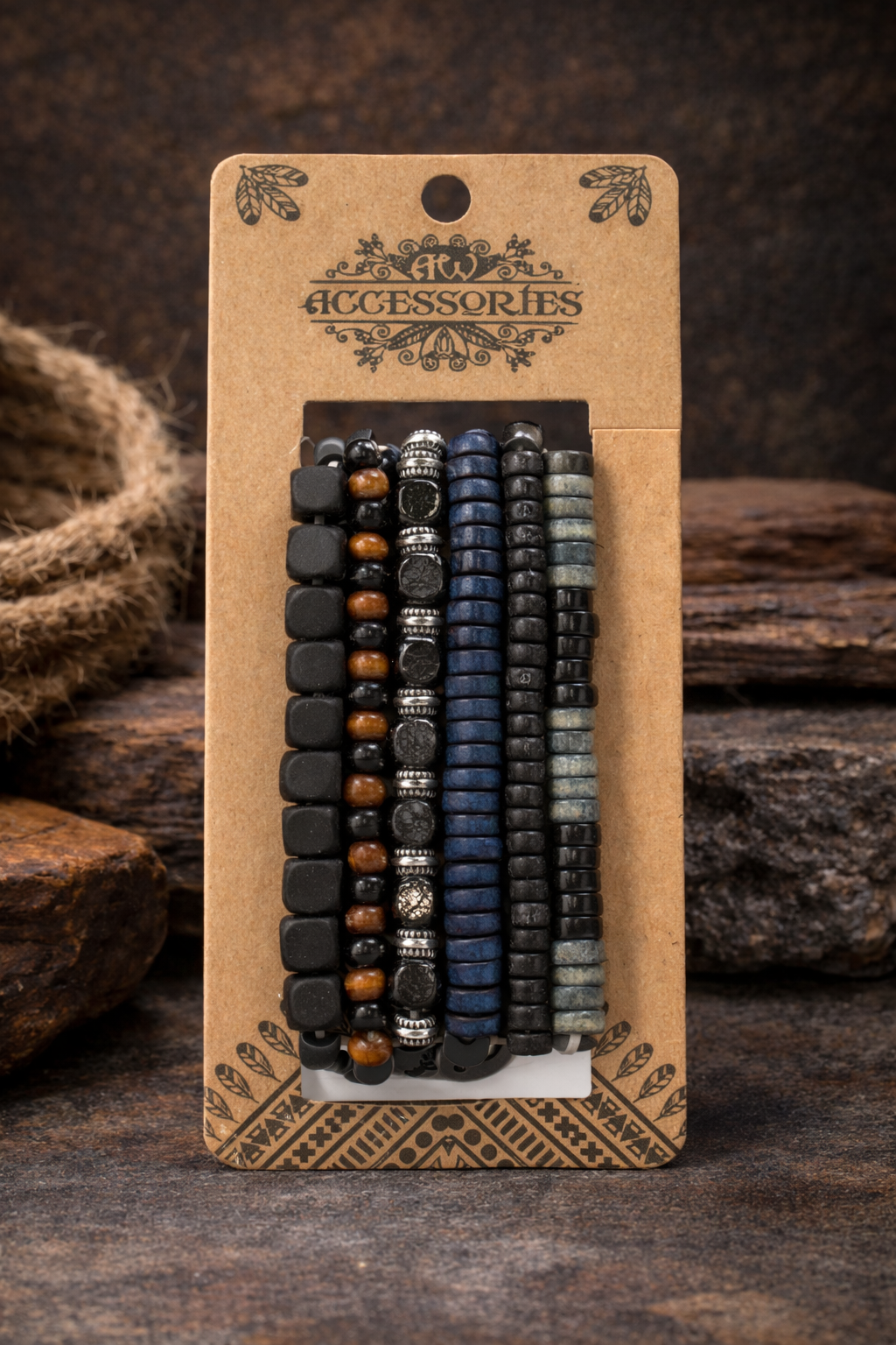 Mens Bracelet Sets - Moody & Blue