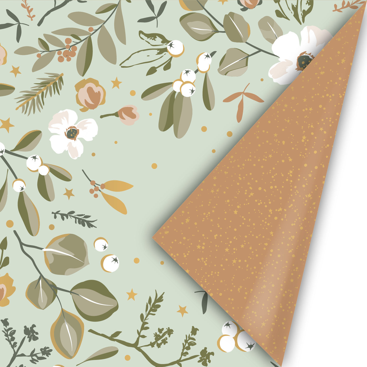 Christmas wrapping paper roll