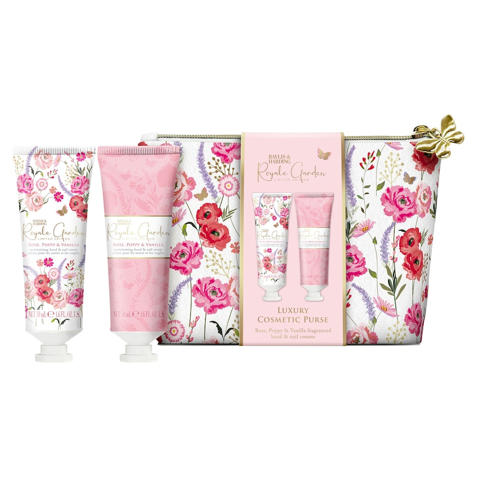 Baylis & Harding Royale Garden Luxury Cosmetic Purse Gift Set