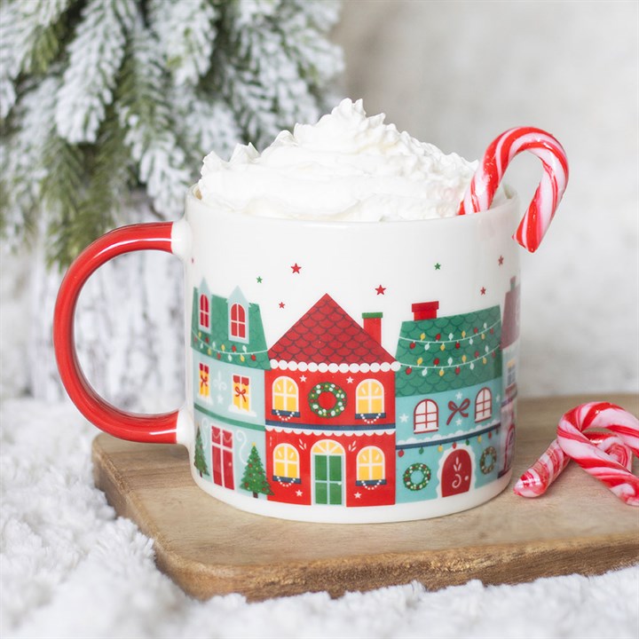 Christmas Street Ceramic Mug