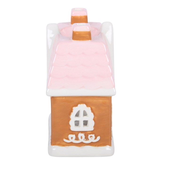 Pink Gingerbread House Oil Burner & Wax Warmer – Christmas