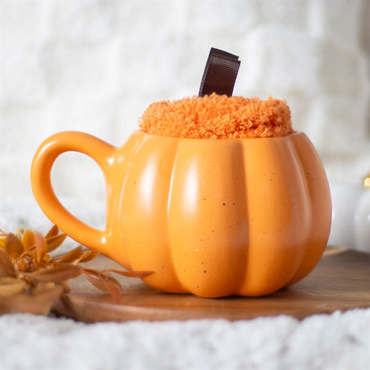 Pumpkin Spice Latte Mug & Socks Set